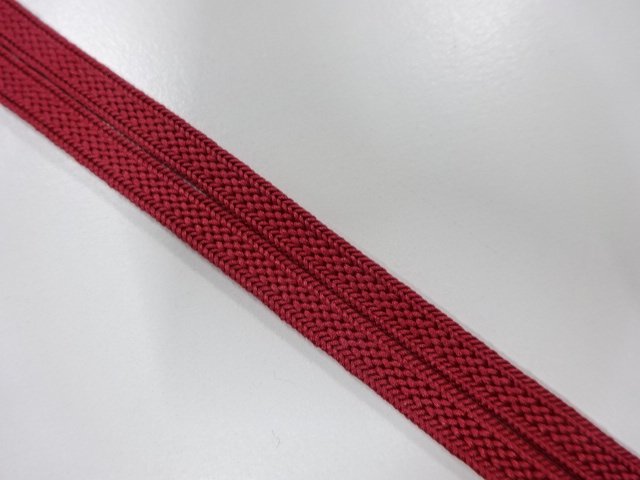  アンティーク　正絹　帯留め用　手組二分紐